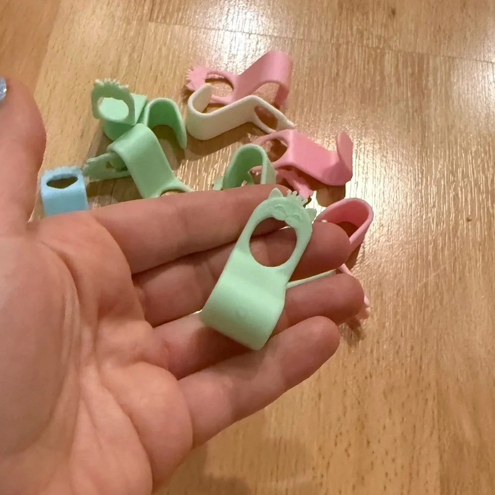 Colorful Plastic hanger extenders 15 total